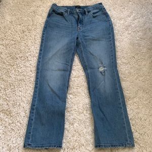 J Crew High Rise Crop Denim